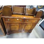 Reproduction yew sideboard with two drawers, two doors under