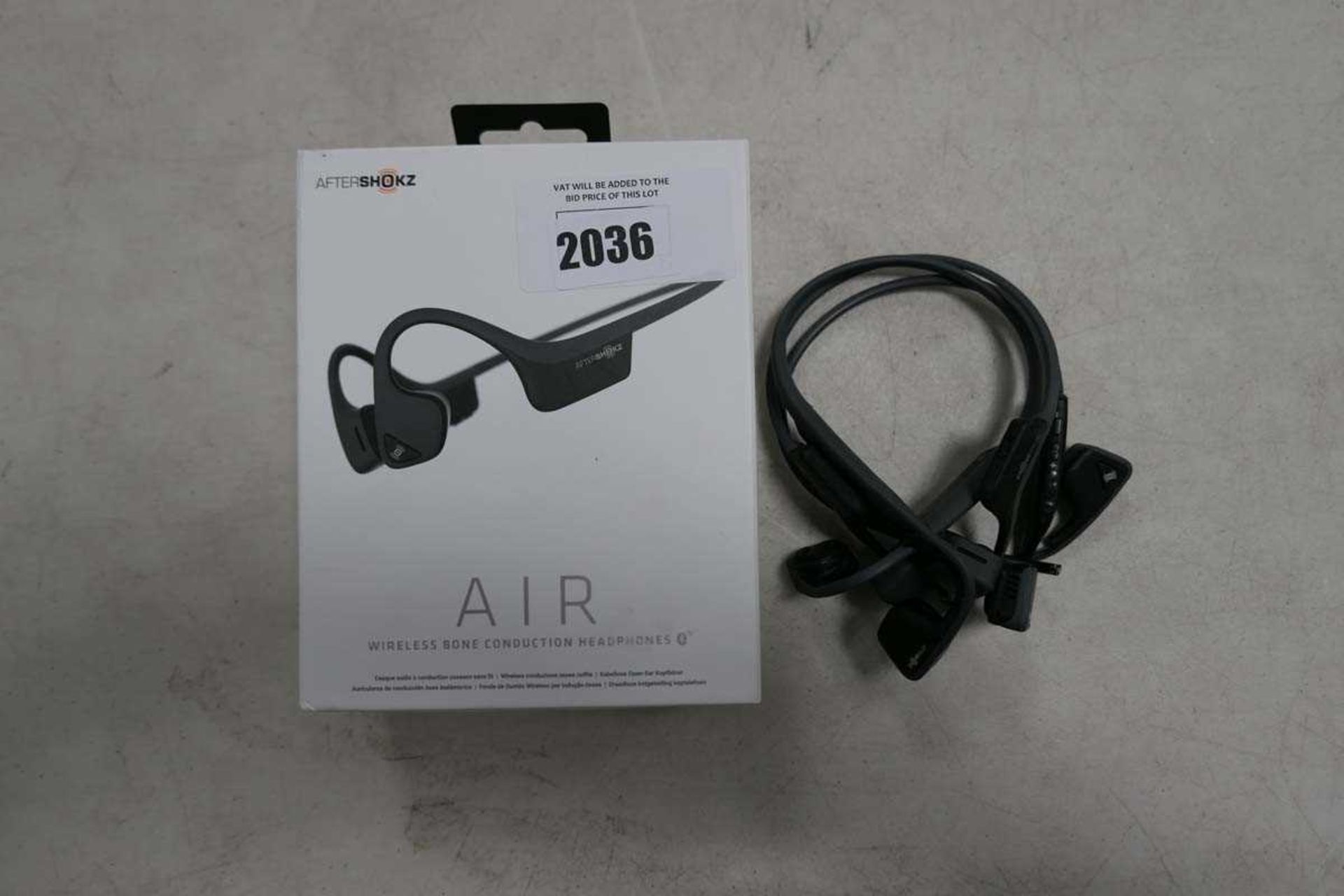+VAT Aftershockz air bone conduction headset in box plus some loose pairs for spares/repairs