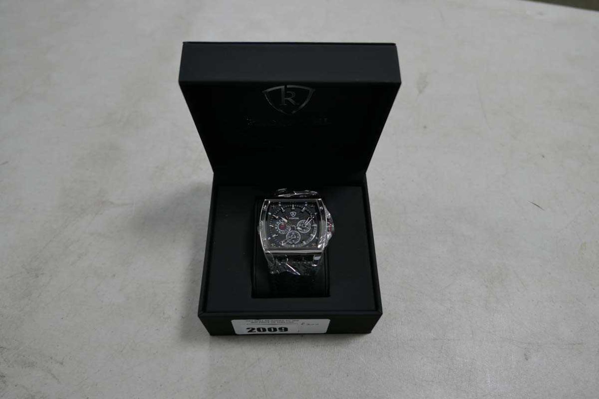 +VAT Ruckstuhl R300 chronograph watch with box