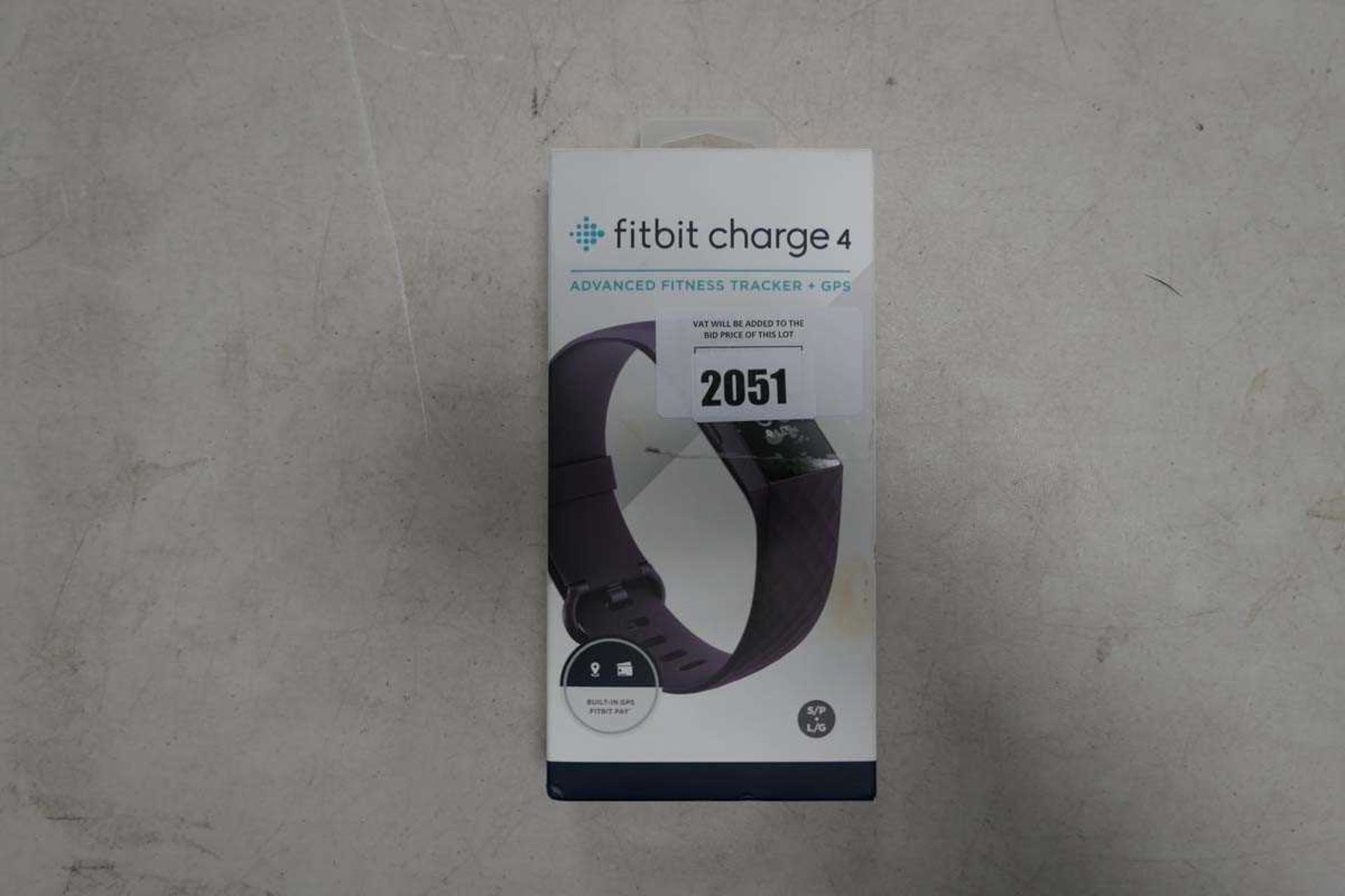 +VAT Fitbit charge 4 fitness tracker in box