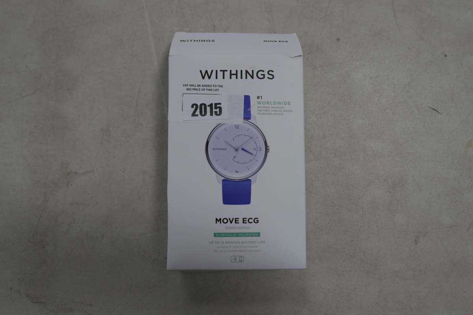 +VAT Withings Move ECG smart watch