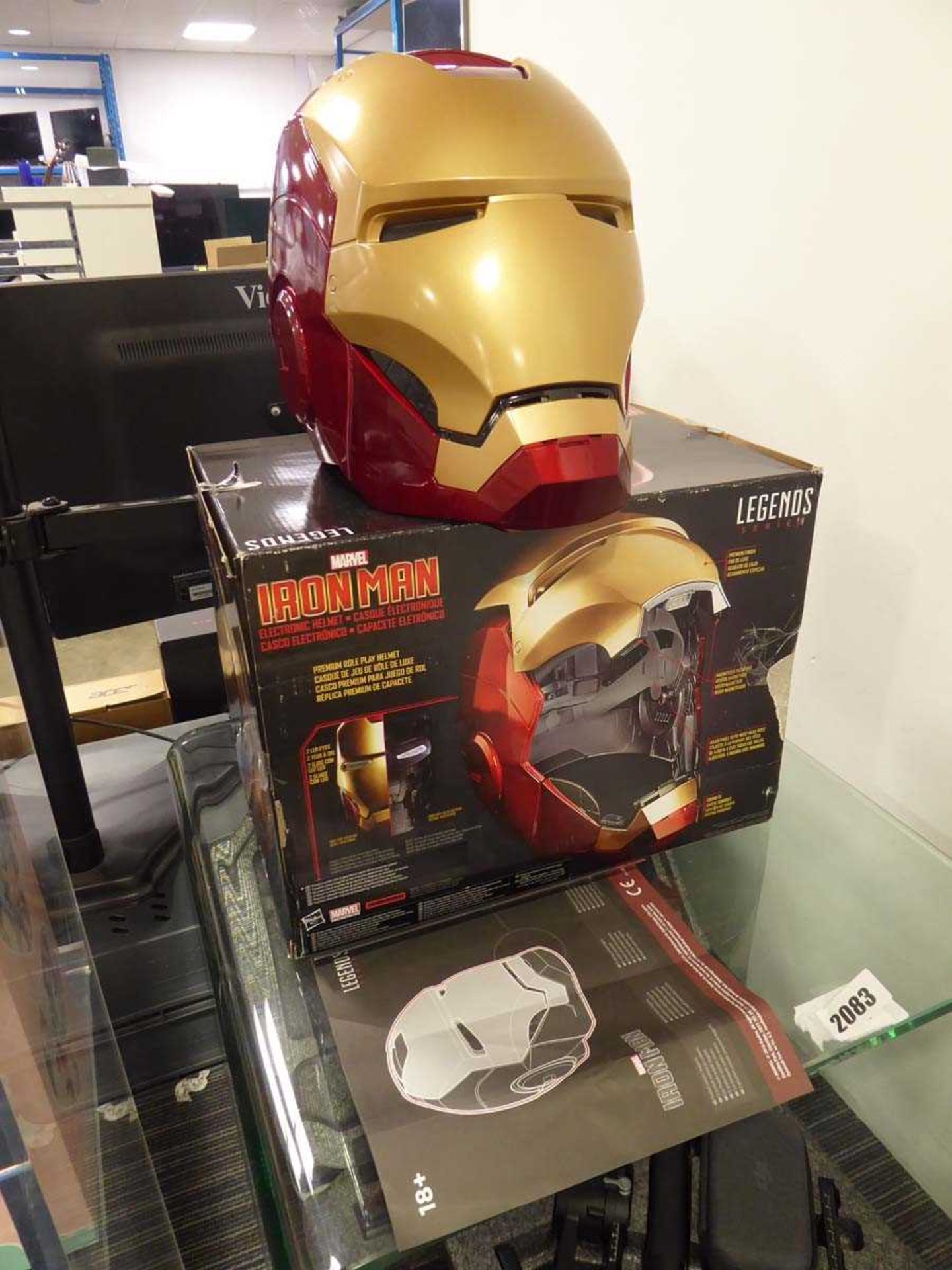 Marvel Iron Man Legend-series mask with box