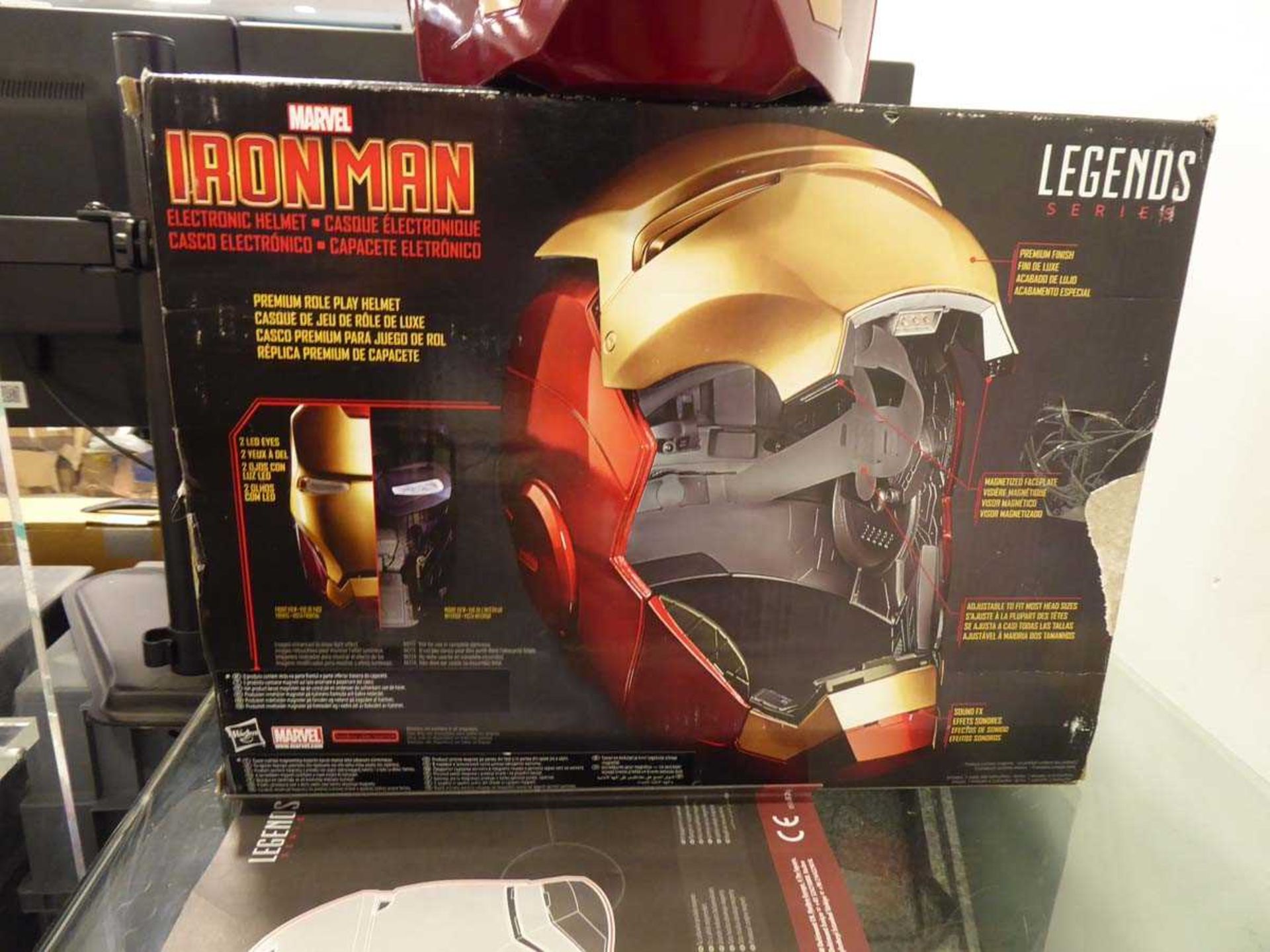 Marvel Iron Man Legend-series mask with box - Image 2 of 2