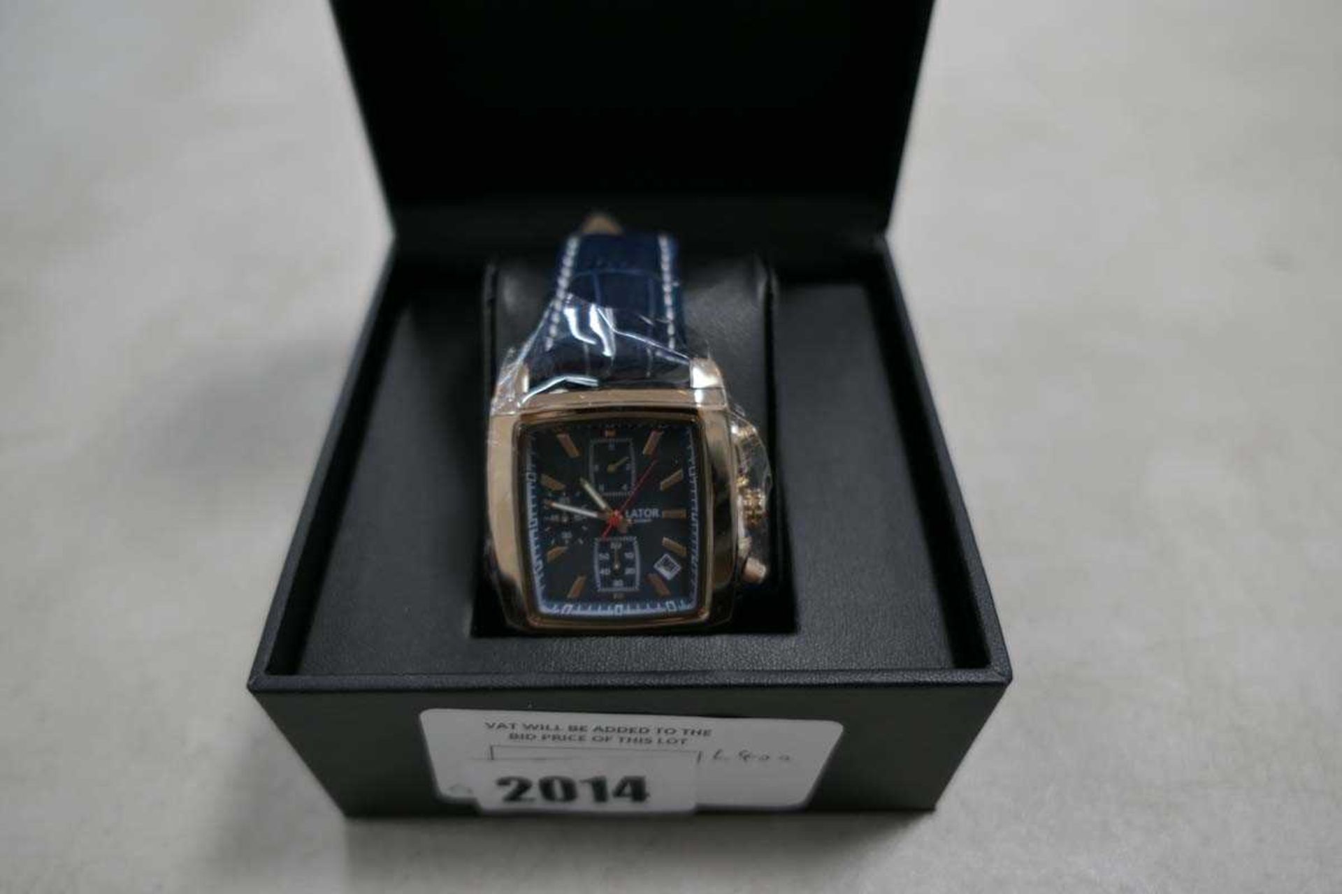 +VAT Lator Calibre L400 watch with box - Image 2 of 2