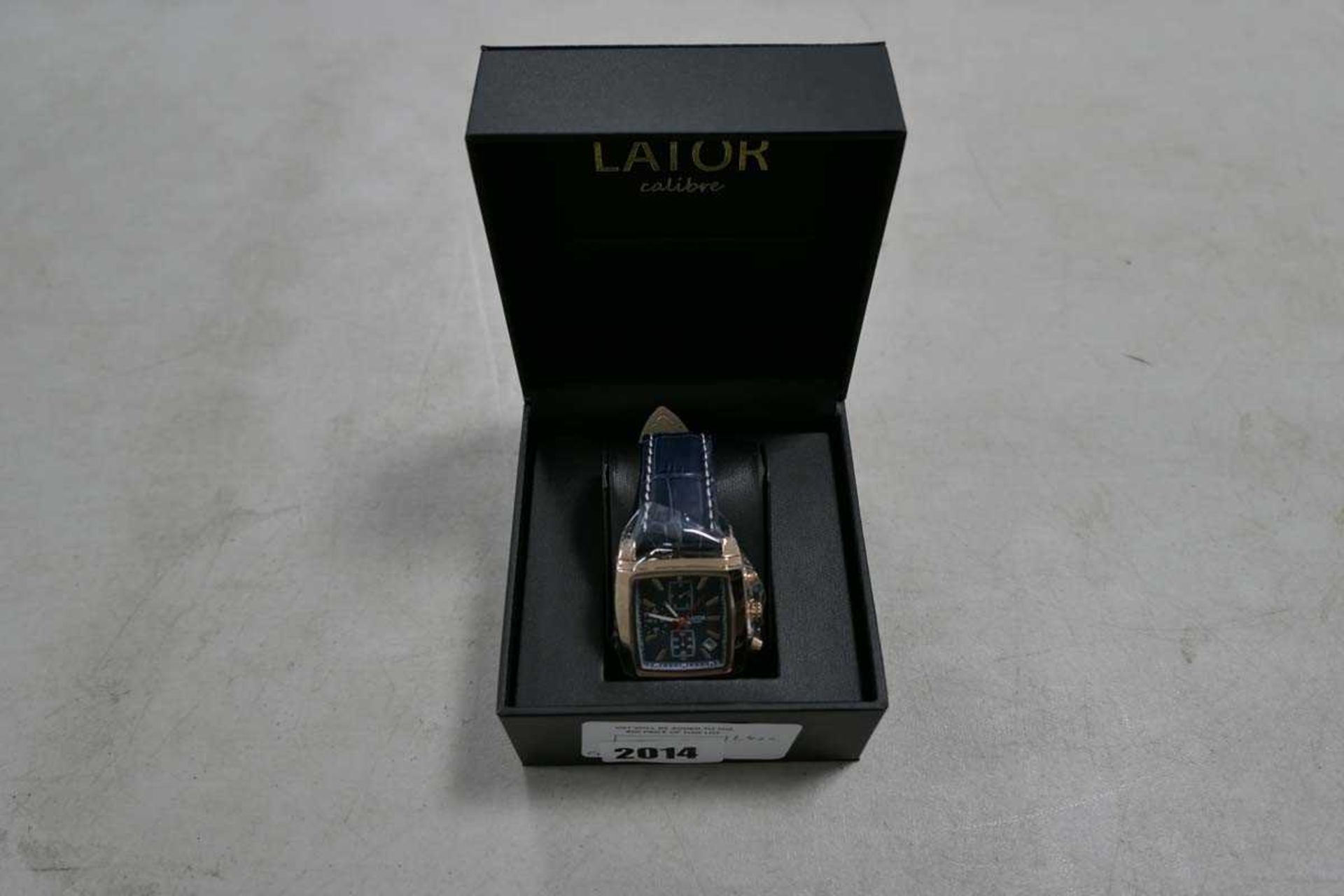 +VAT Lator Calibre L400 watch with box