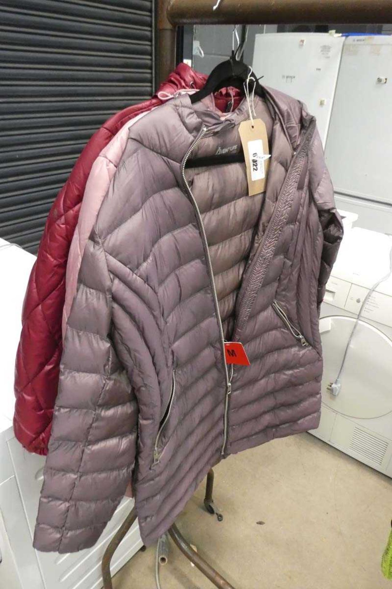 +VAT 3x Ladies Coats 2x Andrew Marc & 1x Aventure in various colours & sizes.