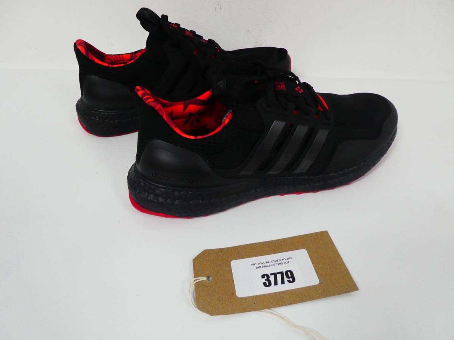 +VAT Adidas Ultraboost DNA Mono trainers, size 7.5 (bagged)