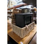 Fortnum & Mason wicker picnic basket and 2 boxes