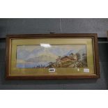 Framed and glazed landscape signed H. Earp