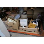 2 x boxes containing ornaments, books, prints and household goods