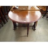 Victorian mahogany dropleaf table