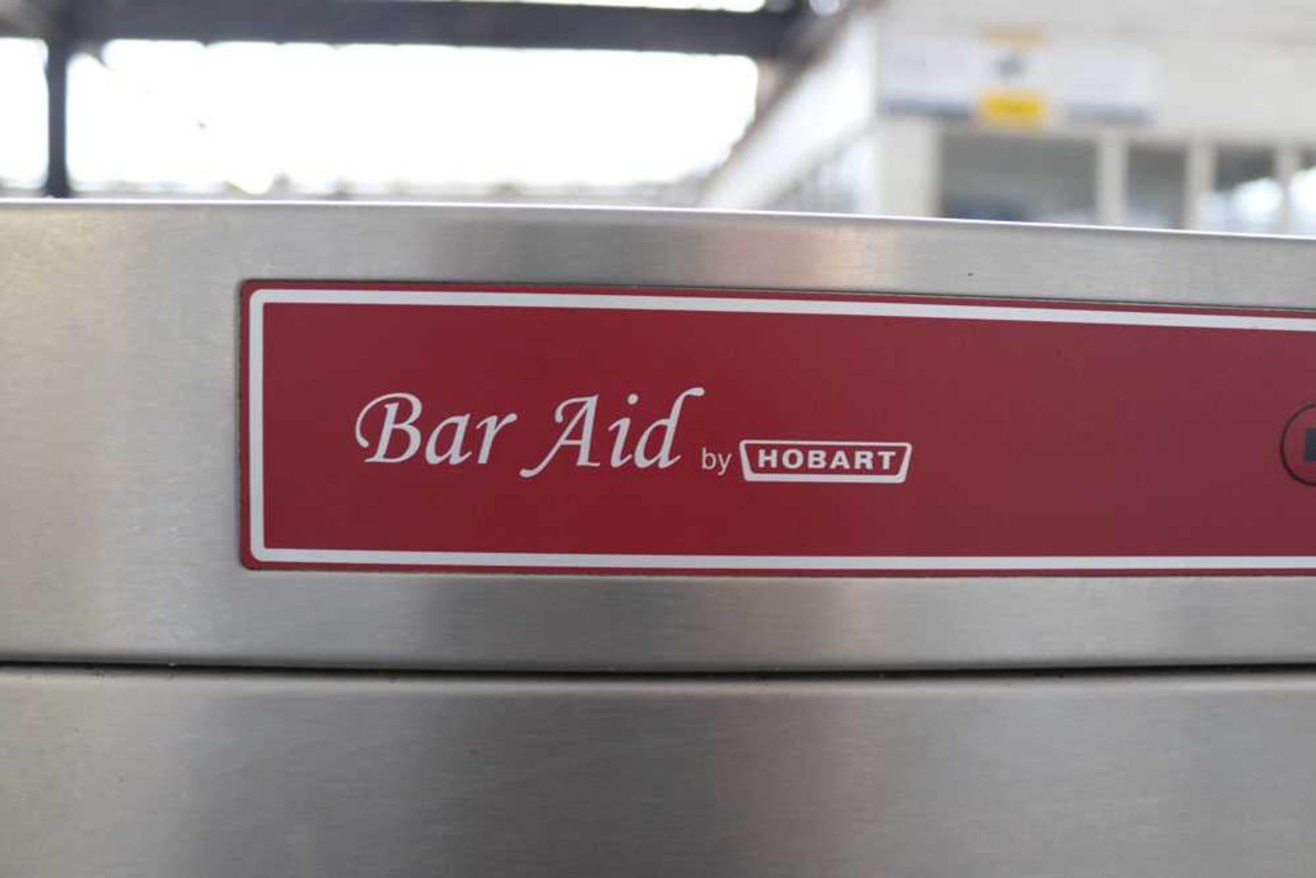 62cm BarAid Hobart lift top pass through dishwasher - Image 3 of 3