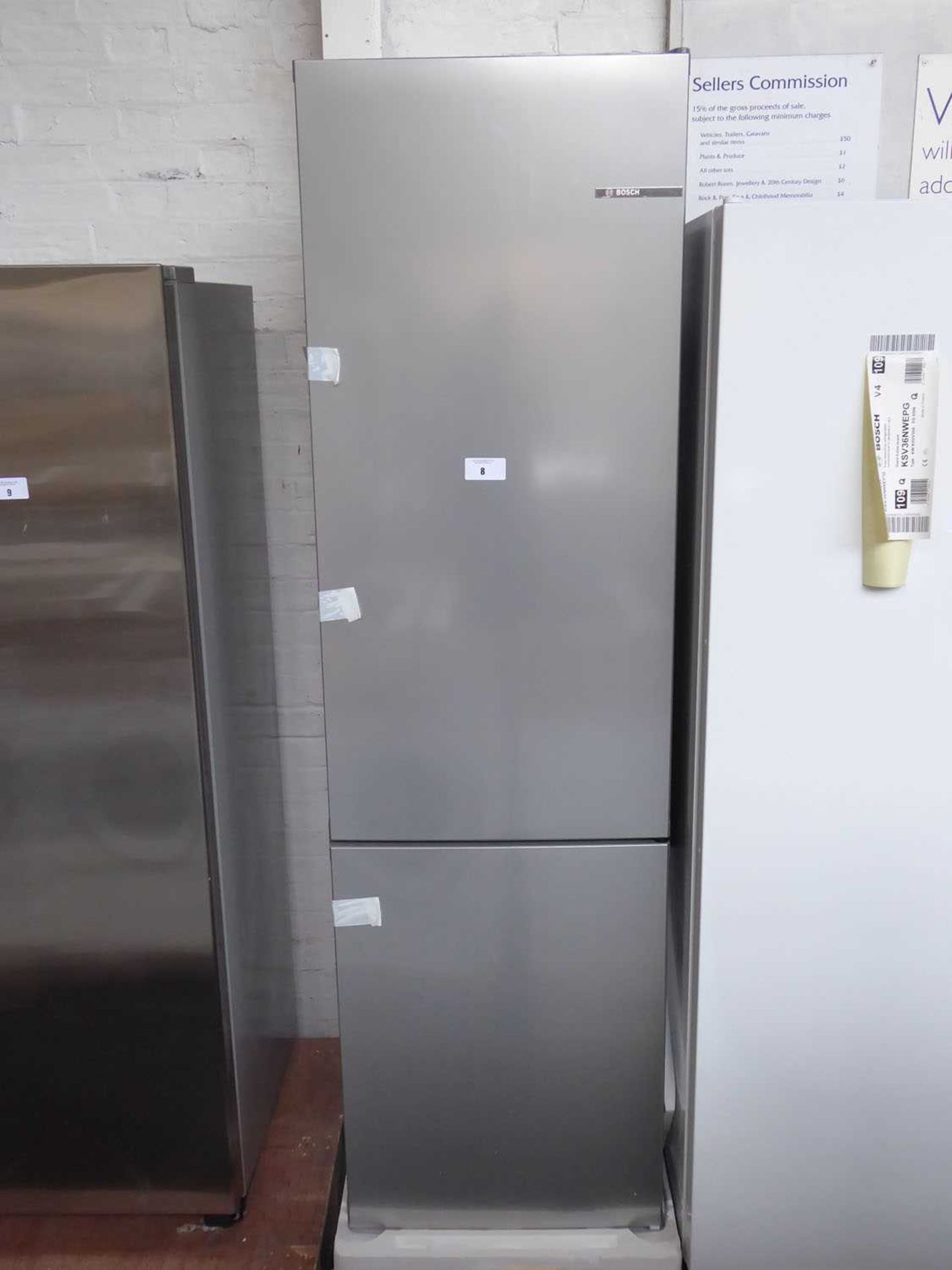 +VAT KGN392LDFGB Bosch Free-standing fridge-freezer