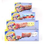 Twelve Corgi Classic Chipperfields Circus models comprising:97915 Scammell Highwayman,97303