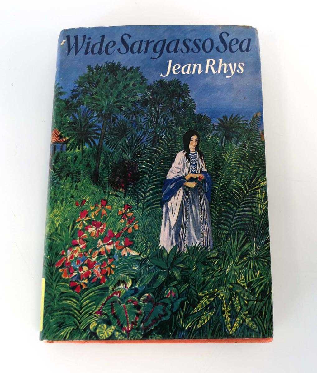 Jean Rhys : Wide Sargasso Sea, 1966. 1st. Edition. 8vo. Hb + Dj.Engraved type ownership label on