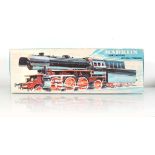 A Marklin HO gauge 3097 steam loco and tender, boxed