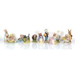 Eleven Beswick and Royal Albert Beatrix Potter figures comprising:Susan,Mother Ladybird,Mr