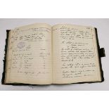 Alexandra Boys' School, Wood Green, Tottenham, London. 1901. A qto. sized lockable Log Book /