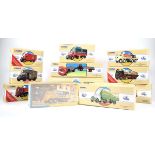 Eleven Corgi Classic models comprising:97891 AEC Mercury truck and trailer,09802 ERF wheel