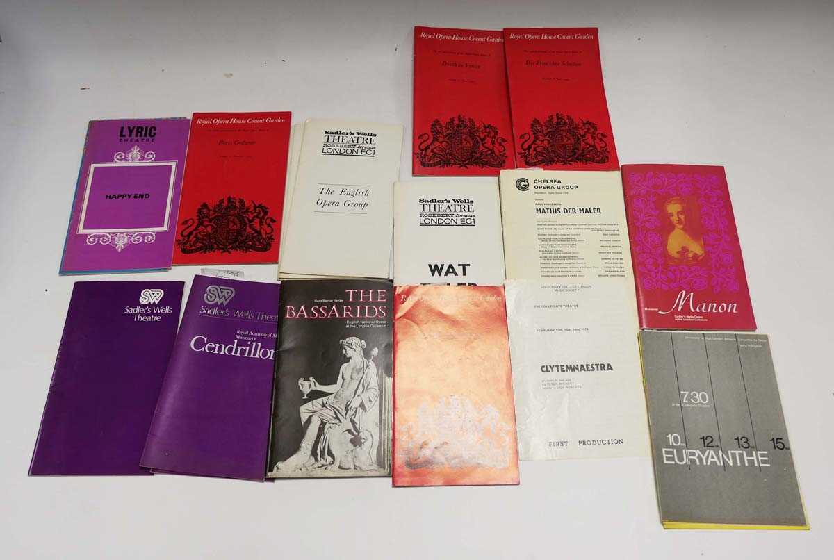 Opera, Orchestral and Theatre. An Archival Collection of original Programmes ranging in date from - Bild 6 aus 7