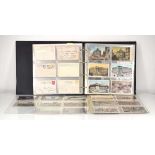 An album containing approximately five hundred mainly early 20th century postcards relating to New