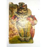 Louis Wain : Pussy Cat Capers. Nd. C 1910. Folio, cat-shaped or contoured card covers. Upper cover