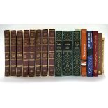 Folio Society. A collection of 17 titles ( with slip cases ) including Dickens, Gibbons, Saint