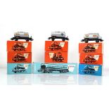 Nine items of Marklin HO gauge rolling stock comprising tankers, beer wagon etc.4500,4501 x 3,4505 x