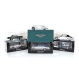 Five 1:43 scale Bentley models comprising:Minichamps S2,Minichamps Continental Supersports,