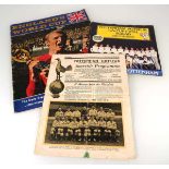 A Tottenham Hotspur Souvenir Programme, Saturday 22nd April 1950, signed by the members of the team,