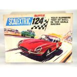 A Scalextric Super 124 racing set comprising 2 x Ferrari 24C 501, 1 x ACE series Indianapolis