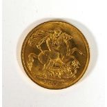 A Victorian double sovereign dated 1887