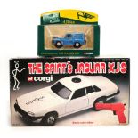 A Corgi M5300 The Saint's Jaguar XJS sonic controlled model and a Corgi 6703 A35 van, both boxed (