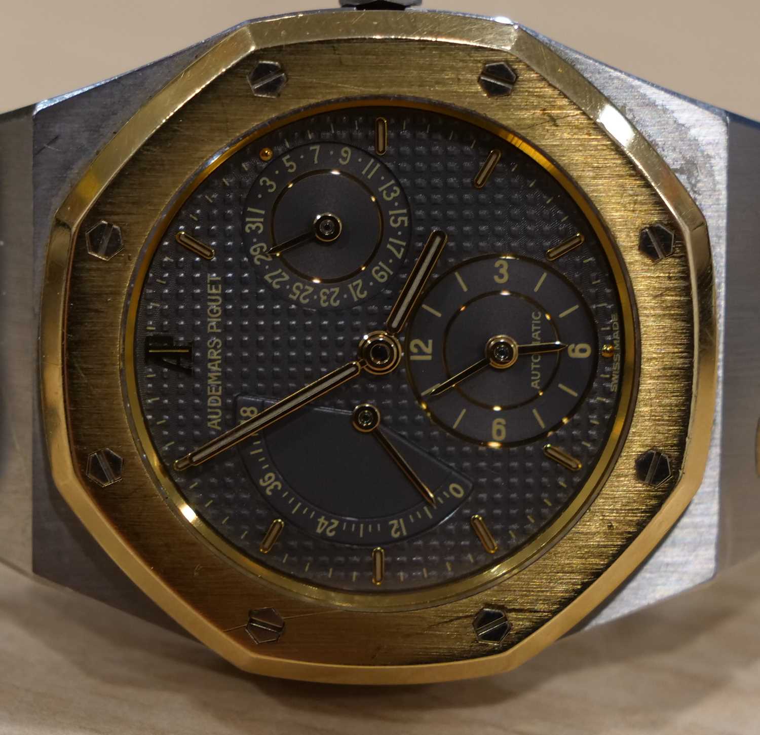 A gentleman's stainless steel and gold plated Royal Oak No. 341 automatic wristwatch by Audemars - Image 21 of 25