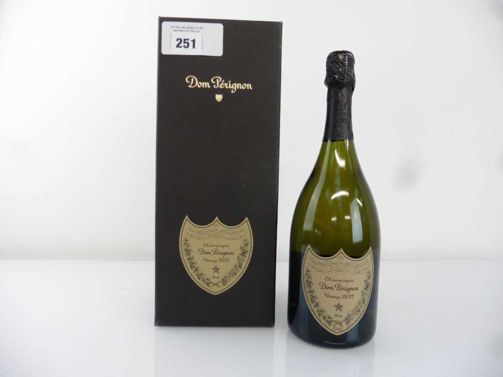 +VAT A bottle of Dom Perignon Vintage 2012 Champagne with box (Note VAT added to bid price)