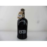 A bottle of Real Companhia Velha Royal Oporto 1970 Vintage Port (Note no label)(ullage into neck)