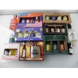 +VAT 6 Gift Sets with miniatures & 4 small bottles, 1x Two Birds Strawberry & Vanilla Gin 20cl, 1x