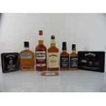 +VAT 5 various bottles & 2 gift sets, 1x Jack Daniel's Gentleman Jack Tennessee Whiskey 40% 70cl, 1x