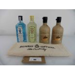 +VAT 4 bottles of Gin, 2x Bathtub Gin 43.3% 70cl, 1x Bombay Sapphire Limited Edition English