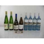 +VAT 8 bottles of White Wine, 1x Casa Silva Cool Coast Sauvignon Blanc 2021 Chile, 4x Fulget