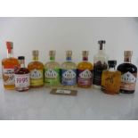 +VAT 9 various bottles, 1x Hotel Chocolat Espresso Martini 12% 50cl, 1x M&S Gin Liqueur 20% 50cl, 5x