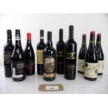 +VAT 10 bottles of Red Wine, 2x Casella The Black Stump Reserve Shiraz 2021 Australia, 1x 200