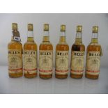6 bottles of Bell's Extra Special old Scotch Whisky circa 1970s 70 proof 26 2/3 fl oz