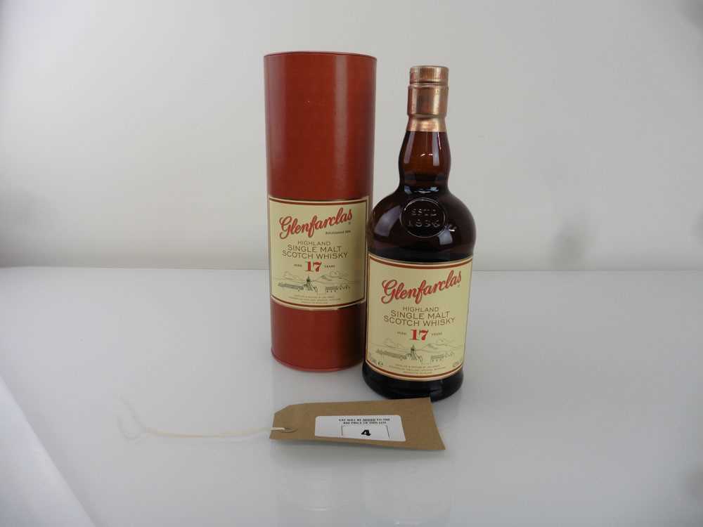 +VAT A bottle of Glenfarclas Highland Single Malt Whisky Aged 17 Years 70cl 43% with carton (Note