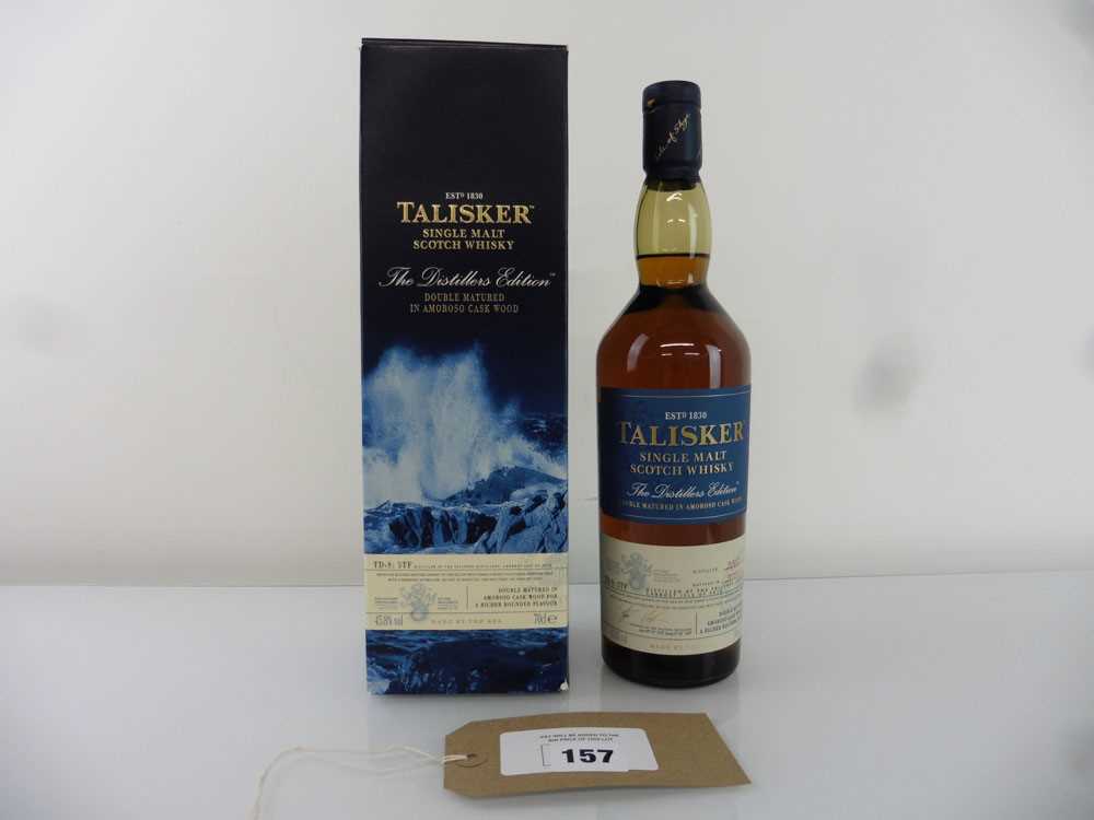 +VAT A bottle of Talisker The Distillers Edition Double Matured in Amoroso Cask wood Single Malt