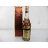 An old bottle of Hennessy VSOP Fine Champagne Cognac old style with box Circa late 1970s 40% 70cl