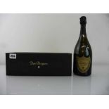 A bottle of Moet et Chandon Dom Perignon 1998 Vintage Champagne with box