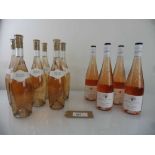 +VAT 10 bottles of Rose, 6x Fleurs De Prairie Vin De Provence 2021 France, 4x Pierre Brevin Rose
