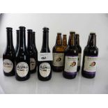 +VAT 16 bottles of Cider, 8x Rekorderlik Passion Fruit Swedish Cider 4% 50cl & 8x Aspall Draught