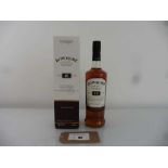 +VAT A bottle of Bowmore 18 year old Islay Single Malt Scotch Whisky with box 43% 70cl (Note VAT